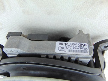 VENTILÁTOR DMYCHADLO VENTILACE MERCEDES E TŘÍDA E280 W211 EVROPA