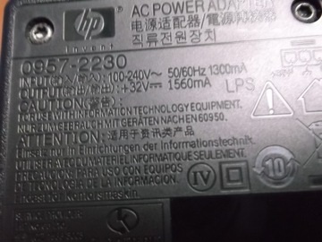 ZASILACZ HP 0957-2230 32V 1560mA Oryginał + kable