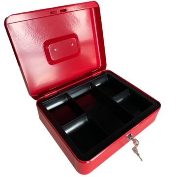 БОЛЬШОЙ КАССЕТНЫЙ СЕЙФ ДЛЯ ДЕНЕГ XXL 30см + 2 КЛЮЧА