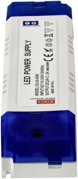 БЛОК ПИТАНИЯ СВЕТОДИОДОВ 24В МЕБЕЛЬНЫЙ 2.5А 60ВТ ДЛЯ СВЕТОДИОДНОЙ ЛЕНТЫ Трансформатор