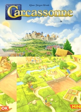Gra planszowa CARCASSONNE podstawa +2 mini dodatki
