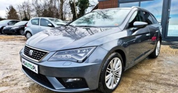 Seat Leon III ST Facelifting 1.4 EcoTSI 150KM 2018 Seat Leon BENZYNA AUTOMAT KAMERA skora alcantara 2x pdc serwis aso, zdjęcie 24