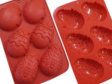 ПАСХАЛЬНАЯ СИЛИКОНОВАЯ ФОРМА ДЛЯ ПАСХАЛЬНЫХ ЯИЦ, МИКС