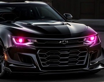 Светодиодная система подсветки линз RGB Bluetooth Devil Eyes для автомобиля