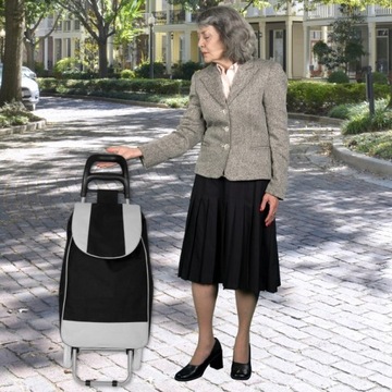 КАРТРИДЖ ДЛЯ ПОКУПОК СУМКА НА КОЛЕСАХ ПРОЧНЫЙ ПРОЧНЫЙ СКЛАДНОЙ КАРМАН