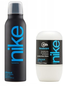 NIKE ULTRA BLUE MAN ZESTAW SPRAY 200ml+RollOn 50ml