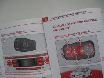 SEAT IBIZA IV 2012-2017 Polska instrukcja obsługi SEAT Ibiza 6J kolorowa !