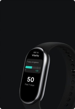 SMARTBAND XIAOMI MI BAND 8 ШАМПАНСКОЕ ЗОЛОТО SPO2 AMOLED 60 Гц