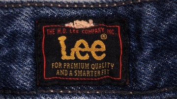 LEE spodnie HIGH jeans blue SEASONAL MOM _ W29 L33