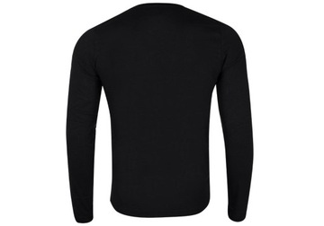 TOMMY HILFIGER TRIČKO S DLHÝM RUKÁVOM TOMMY LOGO LONG SLEEVE BLACK r.M