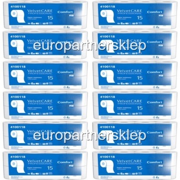 Papier toaletowy Velvet Comfort (12 opak) a'8 biały|15m|2war|100% celuloza*