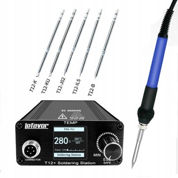 T12 75W Digital Soldering Iron StationTips Welding