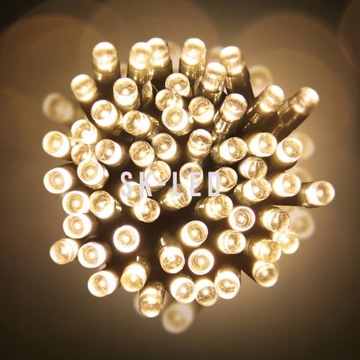 Елочные гирлянды 200 LED ТЁПЛЫЙ БЕЛЫЙ