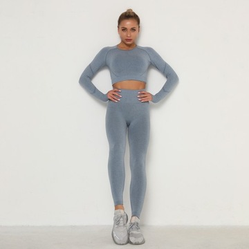 БЕСШОВНЫЕ ЖЕНСКИЕ НАБОРЫ ДЛЯ ФИТНЕСА-ЙОГИ L