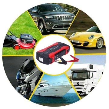 МОЩНЫЙ POWER BANK JUMP STARTER START BOOSTER TORCH 28000 мАч + ЗАЖИМЫ