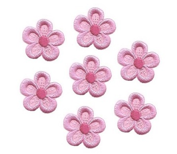 цветы цветок цветы патч термоаппликации патчи вышивка S для спортивных костюмов