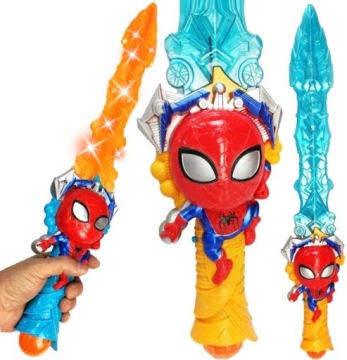 Меч світловий SPIDER MAN LED зі звуком 59 см для дітей