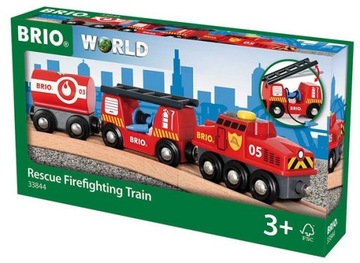 Brio Pociąg Straży Pożarnej 33844