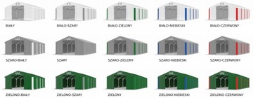 Namiot Budowlany 5x8m Garaż DAS 560 PP