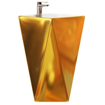 Унитаз компактный унитаз DIAMOND PION + ОТДЕЛЬНО СТОЯЩАЯ РАКОВИНА GOLD SWISS