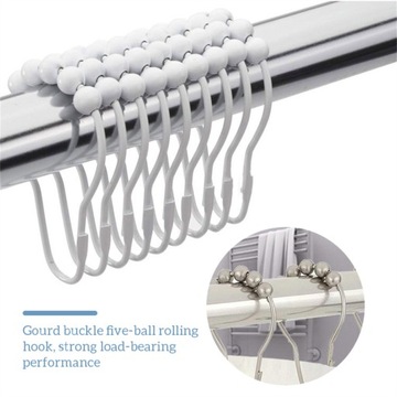 3 крючка для занавесок для душа (несколько) Великобритании