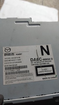CD-ПЛЕЕР MAZDA CX-3 CX3 DA6E-669G0D