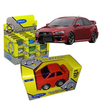 WELLY autko metal - Q COLLECTION LANCER Evolution x Miniaturka model