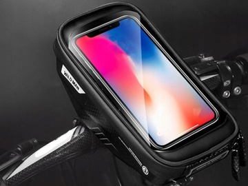 Чехол/держатель для велосипеда. Сумка в черной рамке.