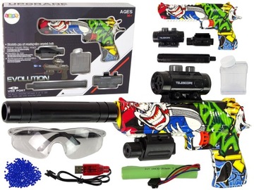 Pistolet laserowy Graffiti Evolution na kulki żelowe 14747