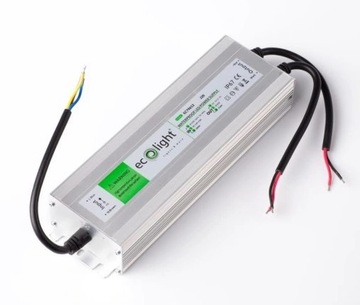 ZASILACZ WODOODPORNY HERMETYCZNY LED 12V 250W ALU