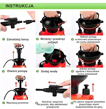 РУЧНОЙ САДОВЫЙ ОПРЫСКИВАТЕЛЬ ДЛИННОЕ КОПЬЕ 8 Л SPECDOM
