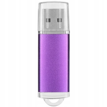 USB-накопитель в прозрачном корпусе фиолетовый портативная память 8 ГБ