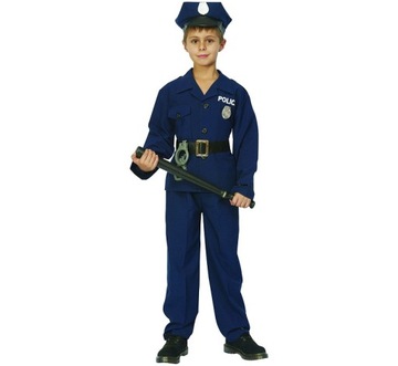 Kostium przebranie policjant karnawał 120/130 cm