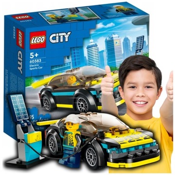 KLOCKI LEGO CITY AUTO SAMOCHÓD SPOTOWY ELEKTRYCZNY STACJA ZESTAW POJAZD
