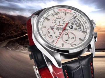 Мужские кварцевые часы Pagani Design PD-3306, БЕЛЫЕ