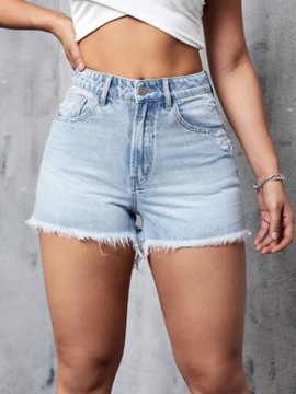 SHEIN SPODENKI JEANSOWE NIEBIESKIE NA LATO 26 1ŁHA