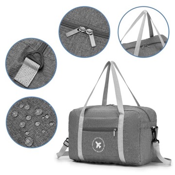 СКЛАДНАЯ ЛЕГКАЯ СПОРТИВНАЯ СУМКА 40×20×25см