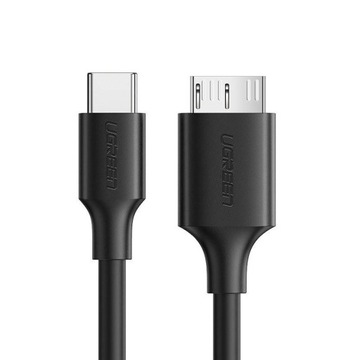 Kabel USB Typ C - micro USB Typ B 3.0 1m czarny