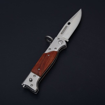 Штык-нож военный пружинный АК-47 АК47 CCCP автоматический складной