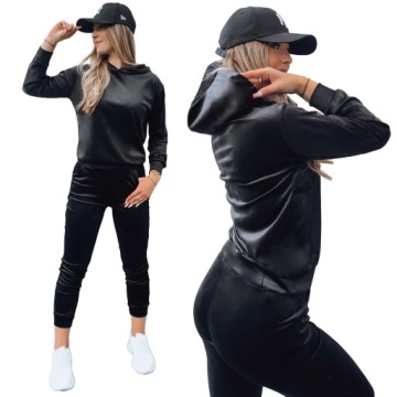 DAMSKI KOMPLET DRESOWY WELUROWY roz. S/M