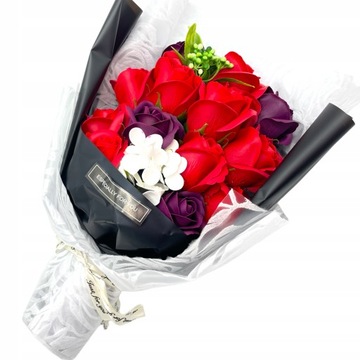 БУКЕТ АРОМАТНЫХ МЫЛЬНЫХ РОЗ ЦВЕТОЧНАЯ КОРОБКА ПОДАРОК ​​НА ЖЕНСКИЙ ДЕНЬ