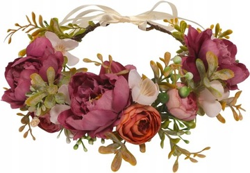 девушка цветок свадьба бохо венок венок голова