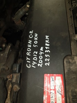 8HX MOTOR 1.4 HDI 50 2004 CITROEN C2 (JM_)