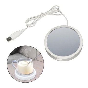 Elektryczny podgrzewacz do filiżanek USB podgrzewacz biały