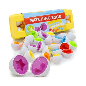 СОРТИРОВКА ЯИЦ, ОБРАЗОВАТЕЛЬНЫЙ ПАЗЛ, ИГРУШКА-ПАЗЛ МОНТЕССОРИ, СООТВЕТСТВУЮЩАЯ ФОРМЕ