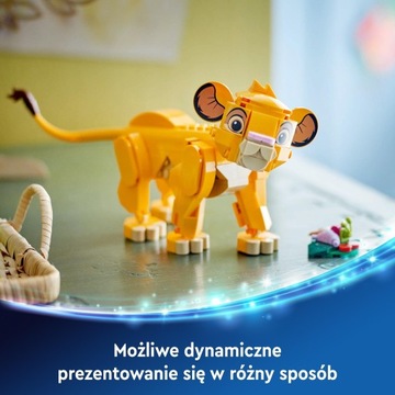 LEGO Disney 43243 Львёнок Симба из мультфильма «Подарок Короля Льва»