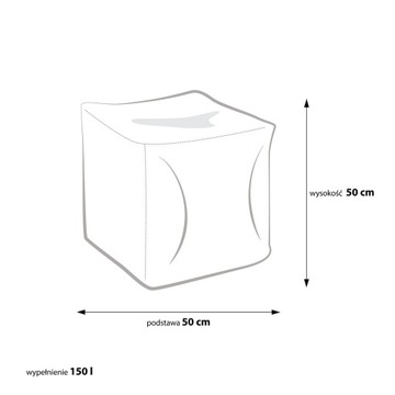 Пуф Cube Большой из эко-кожи Dolaro E3 Cube 50х50см