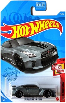 HOT WHEELS 17 NISSAN GT-R R35 THEN AND NOW 2/10 1:64 NOWY !!!