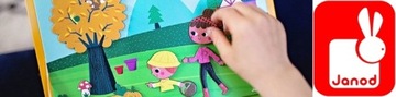 JANOD MAGNETIBOOK 4 Времена года Магнитный пазл
