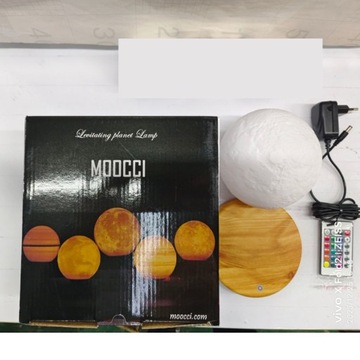 МАГНИТНО-ЛЕВИТАЦИОННЫЕ НАСТОЛЬНЫЕ ЛАМПЫ RGB MOON С ВЫНОСНЫМ ОСНОВАНИЕМ